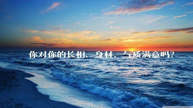 你对你的长相、身材、气质满意吗？