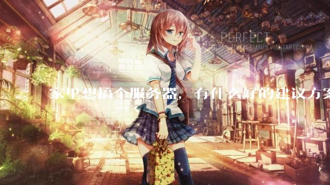 家里想搞个服务器，有什么好的建议方案吗？