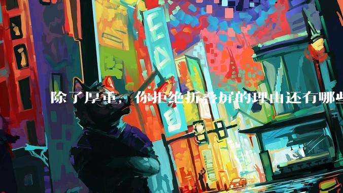 除了厚重，你拒绝折叠屏的理由还有哪些？什么样的折叠屏才能打动你？