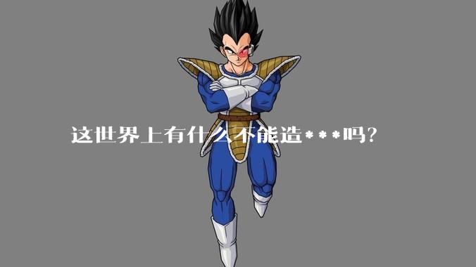 这世界上有什么不能造***吗？