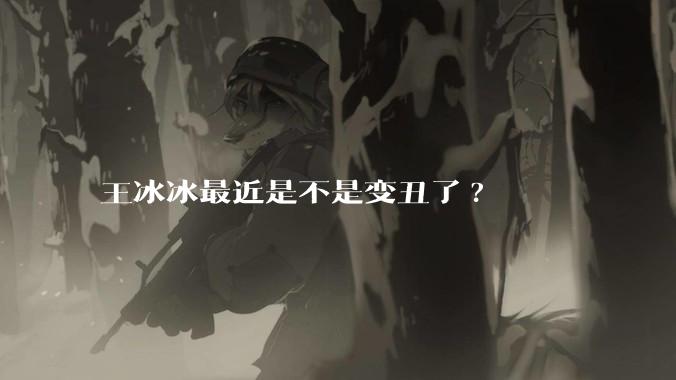 王冰冰最近是不是变丑了?