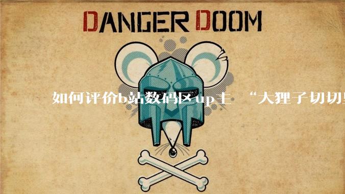 如何评价b站数码区up主 “大狸子切切里”?